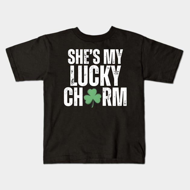 She Is My Lucky Charm Kids T-Shirt by Estadodamente